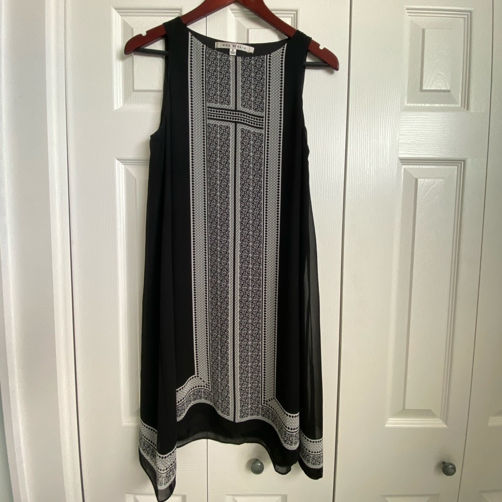 Scarf print Sleeveless shift dress